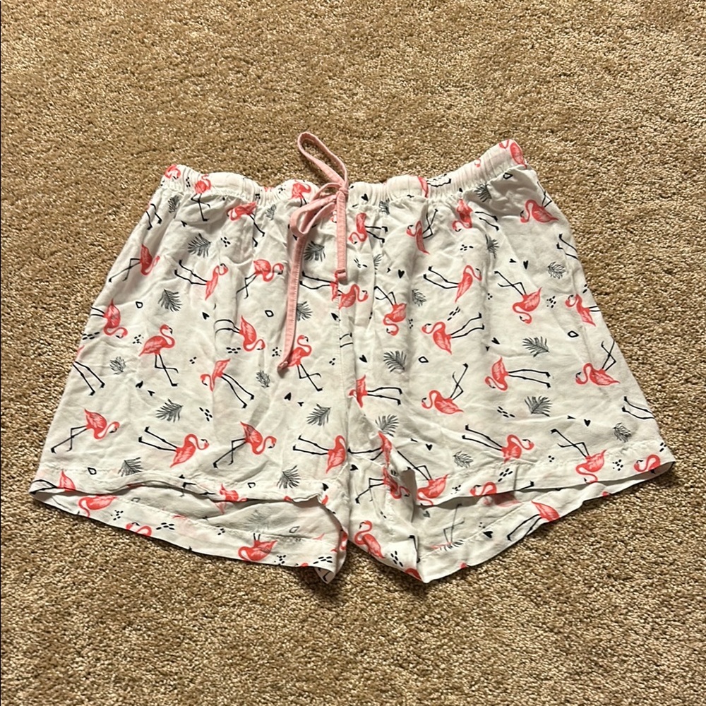 Women’s Flamingo Pajama Shorts